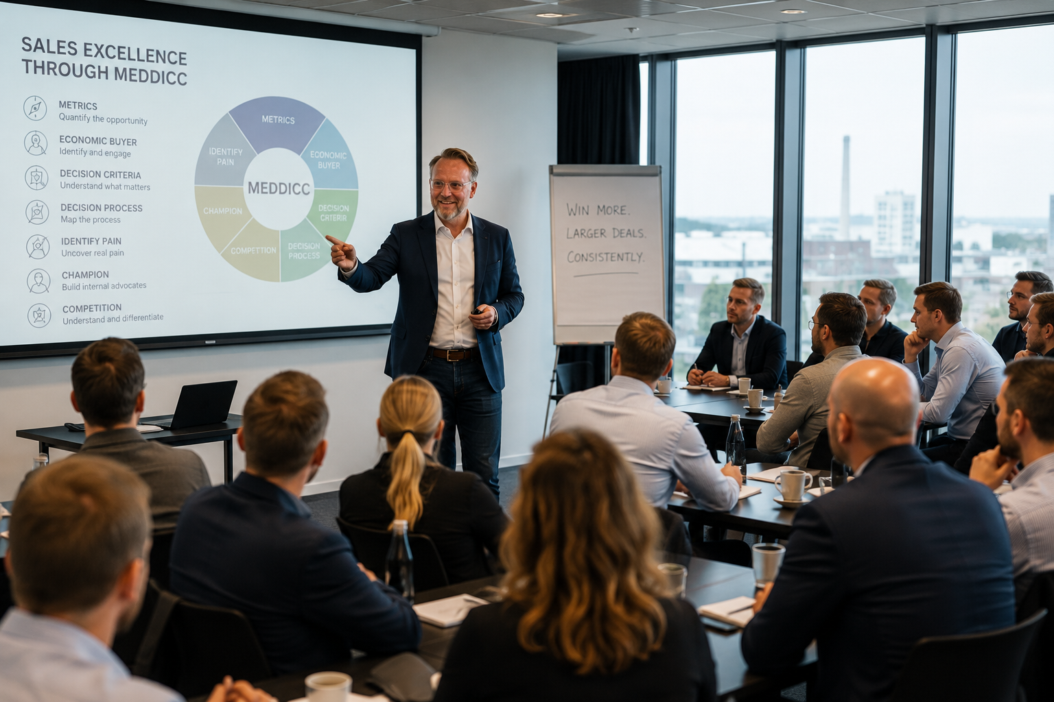 Workshop om MEDDICC og salgsdisciplin i praksis